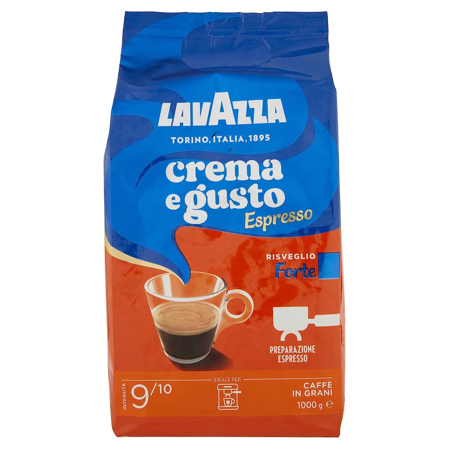 Lavazza Espresso Crema e Gusto 1000g Whole Beans