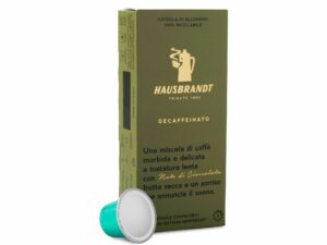 10 NESPRESSO® COMPATIBLE DECA CAPSULES Coffee From  Hausbrandt Kaffee On Cafendo