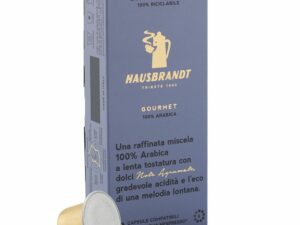 10 NESPRESSO® COMPATIBLE GOURMET CAPSULES Coffee From  Hausbrandt Kaffee On Cafendo