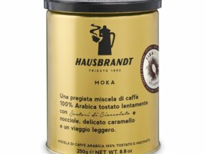 100% ARABICA GROUND MOKA Coffee From  Hausbrandt Kaffee On Cafendo