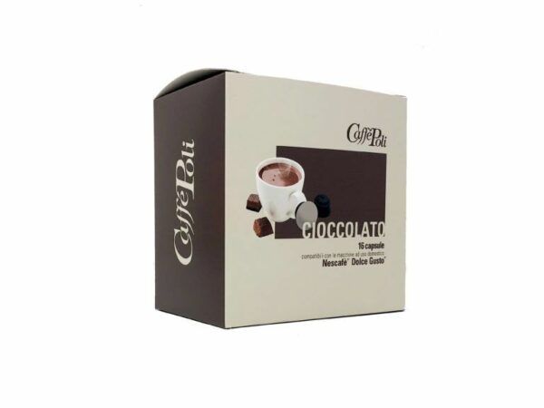 16 Dolce Gusto compatible capsule Chocolate Coffee From  Caffé Poli On Cafendo