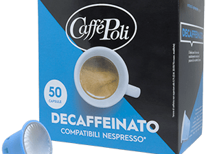 50 Nespresso compatible capsule Decaffeinato Coffee From  Caffé Poli On Cafendo