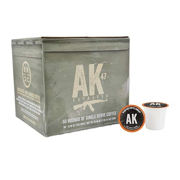 AK-47 Espresso Blend Coffee Rounds Coffee From  Black Rifle On Cafendo