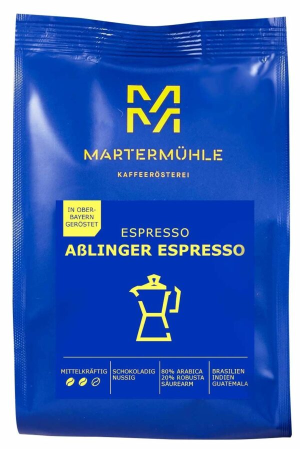 Asslinger espresso Coffee From  Martermühle On Cafendo