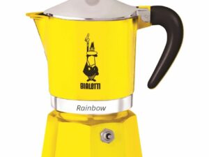 Bialetti - Espresso maker Rainbow 6 cups yellow Coffee From  Berliner Kaffeerösterei On Cafendo