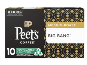 Big Bang 10 K-Cup Pods Coffee From  Peets Coffee On Cafendo