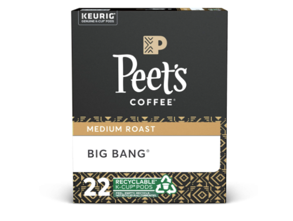 Big Bang 22 K-Cup Pods Coffee From  Peets Coffee On Cafendo