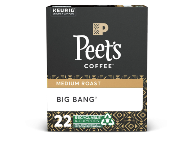 Big Bang 22 K-Cup Pods Coffee From  Peets Coffee On Cafendo
