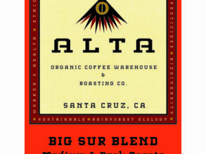 BIG SUR BLEND Coffee From  Black Sheep On Cafendo