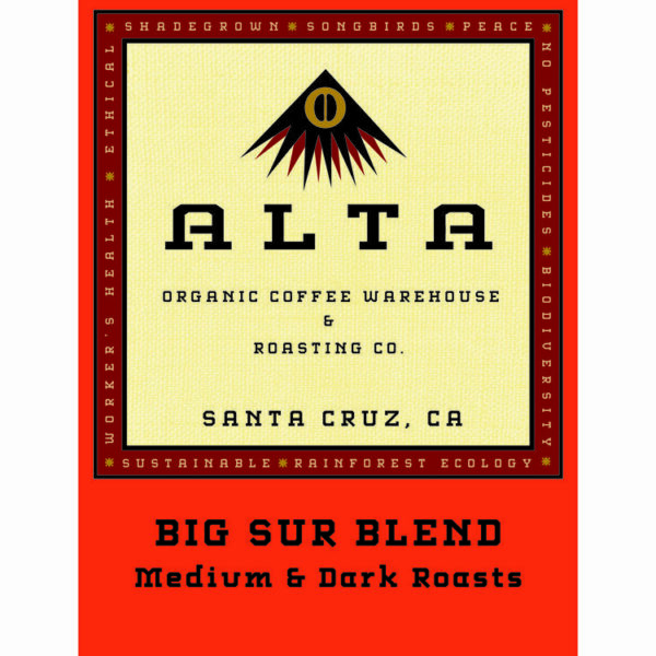 BIG SUR BLEND Coffee From  Black Sheep On Cafendo
