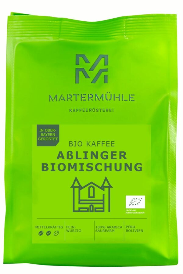 BIO coffee Aßlinger organic blend Coffee From  Martermühle On Cafendo