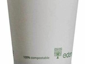 BIODEGRADABLE SINGLE WALL COFFEE CUPS & LIDS - 12oz Single Wall Cups x1000 Coffee From  PUREGUSTO On Cafendo