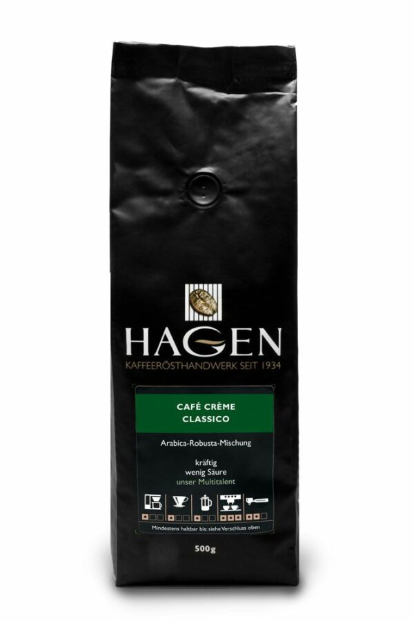 CAFÉ CRÈME CLASSICO Coffee From  Hagen Kaffee On Cafendo