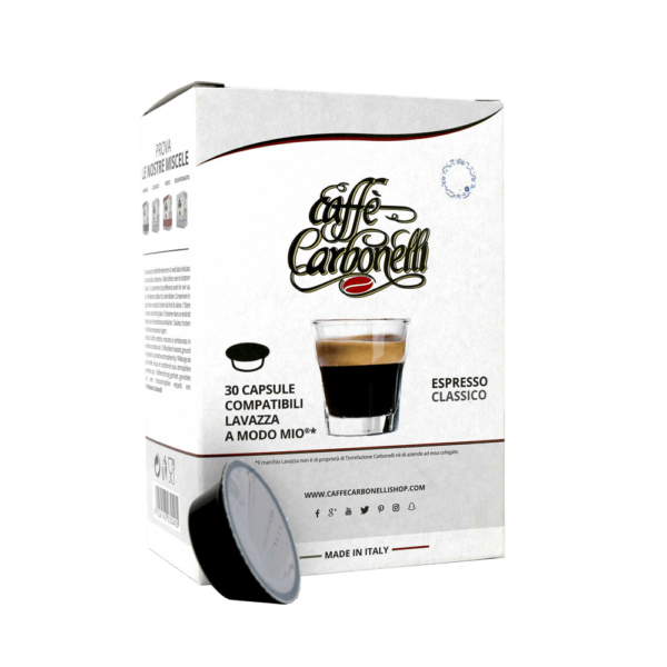 Caffe Carbonelli Capsules ”A Modo Mio” Classic Blend Coffee From Caffè Carbonelli On Cafendo