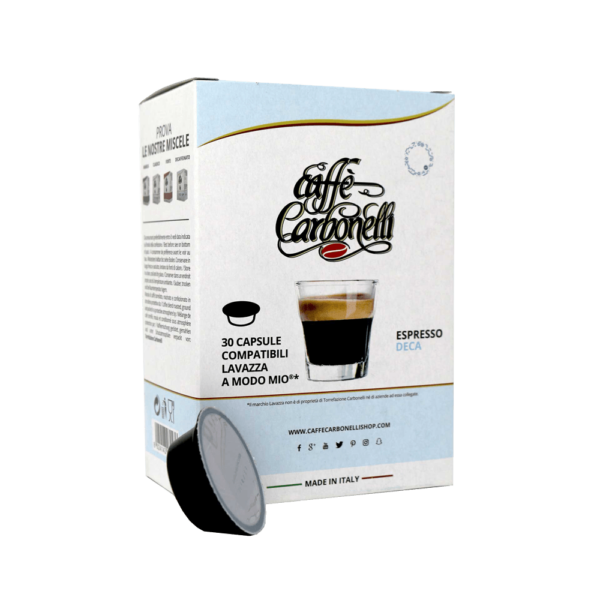 Caffe Carbonelli Capsules ”A Modo Mio” Decaffeinated Blend Coffee From Caffè Carbonelli On Cafendo