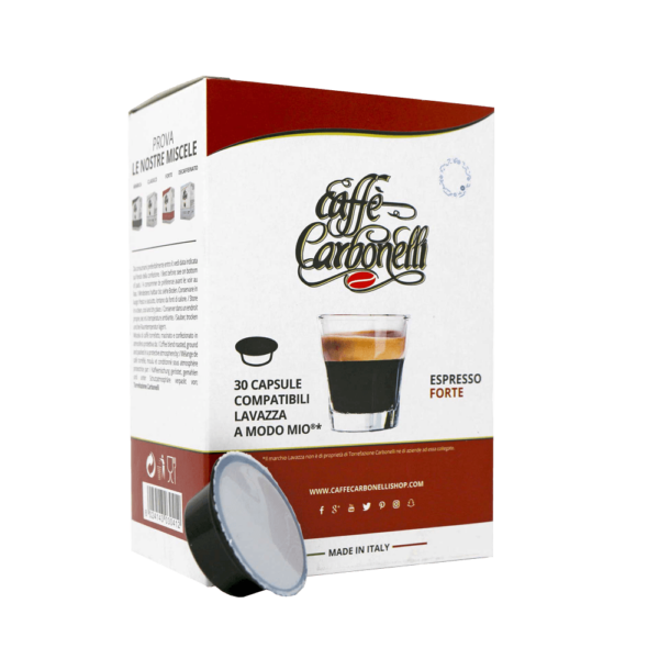 Caffe Carbonelli Capsules ”A Modo Mio” Strong Blend Coffee From Caffè Carbonelli On Cafendo