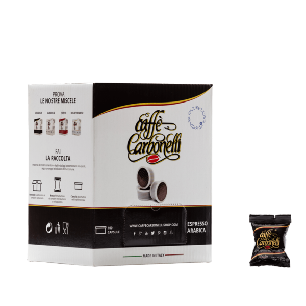 Caffe Carbonelli Capsules Lavazza Espresso Point Arabica Blend Coffee From Caffè Carbonelli On Cafendo