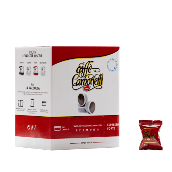 Caffe Carbonelli Capsules Lavazza Espresso Point Strong Blend Coffee From Caffè Carbonelli On Cafendo