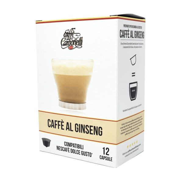 Caffe Carbonelli Dolce Gusto Compatible Capsules Ginseng Coffee Coffee From Caffè Carbonelli On Cafendo