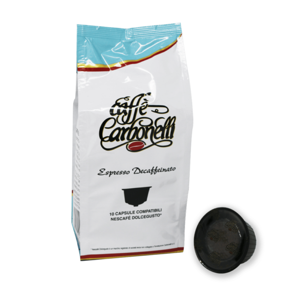 Caffe Carbonelli Nescafe Dolce Gusto Compatible Capsules Decaffeinated Blend Coffee From Caffè Carbonelli On Cafendo