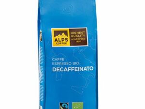 CAFFÈ ESPRESSO DECAFFEINATO BIO BEANS 500G Coffee From  Alps Coffee On Cafendo