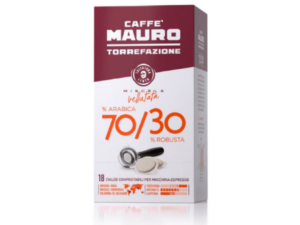 CAFFE 'MAURO COMPOSTABLE PODS 70% ARABICA - 30% ROBUSTA Cafendo