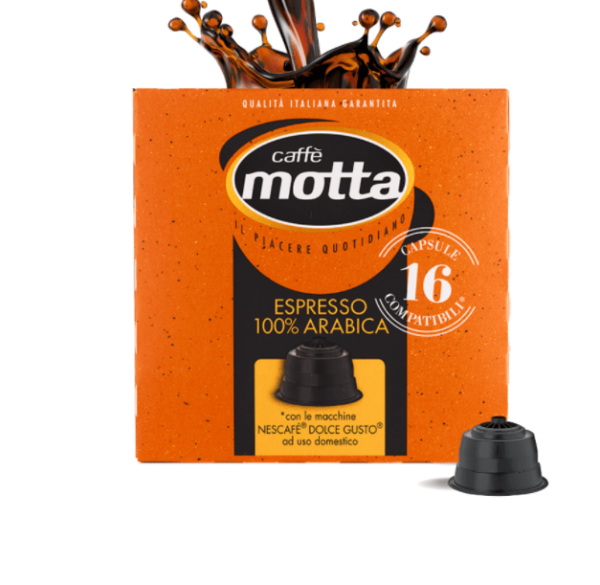 Caffe Motta Dolce Gusto Capsules Espresso 100% Arabica Coffee From Caffè Motta On Cafendo