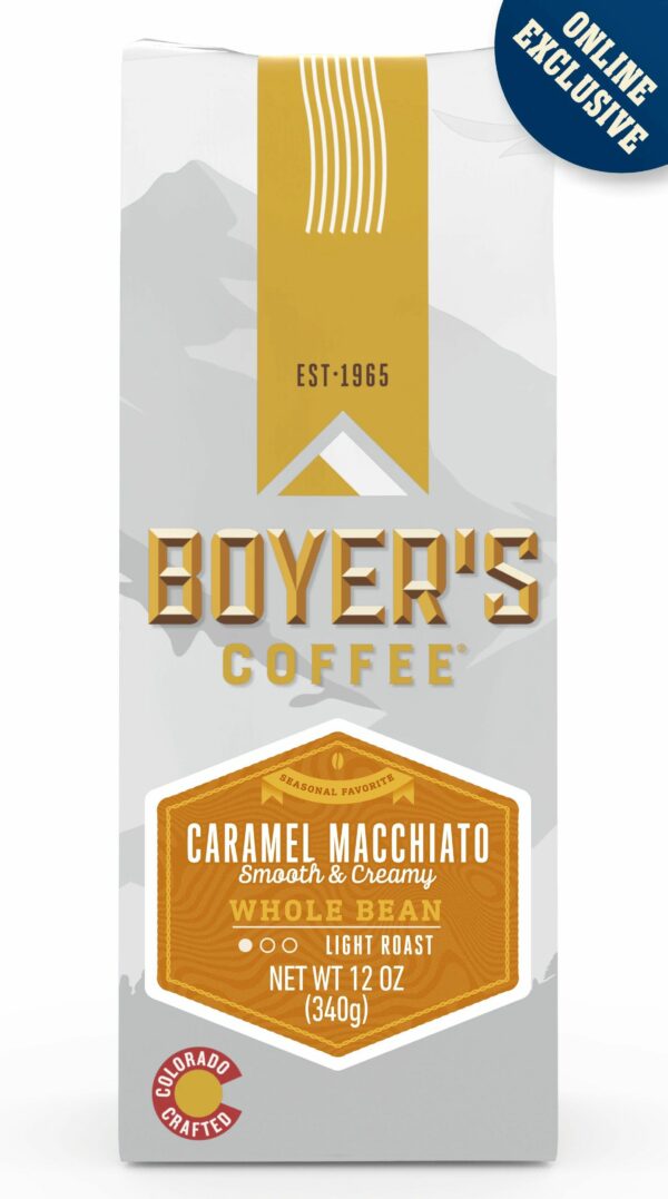 CARAMEL MACCHIATO COFFEE Coffee From  Boyer's Coffee On Cafendo