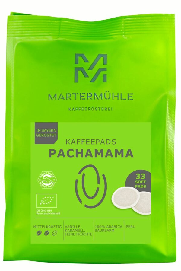 Coffee pods organic PachaMama Coffee From  Martermühle On Cafendo