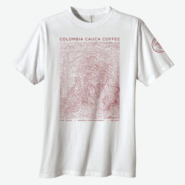 COLOMBIA CAUCA ORGANIC COFFEE T-SHIRT Coffee From  Ampersand Coffee Roasters On Cafendo