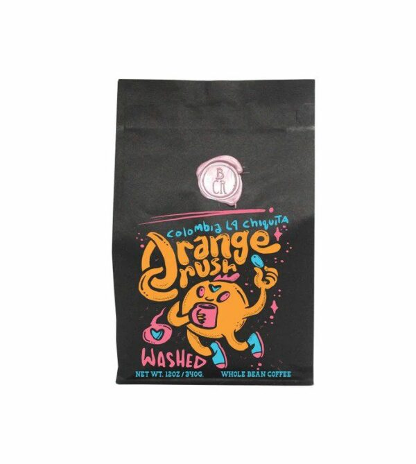 COLOMBIA - LA CHIQUITA - ORANGE CRUSH WASHED - 3 COLOR VARIANT! Coffee From  Brandywine On Cafendo