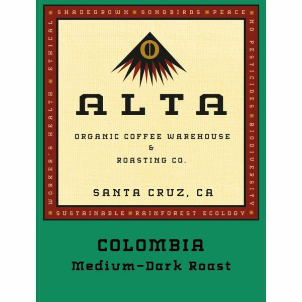 COLOMBIA [SOUTH AMERICA] Coffee From  Alta Organic Coffee On Cafendo