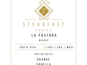 COSTA RICA - LA PASTORA Coffee From  Steadfast Coffee On Cafendo