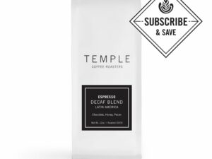 DECAF ESPRESSO BLEND Coffee From  Temple Coffee Roasters On Cafendo