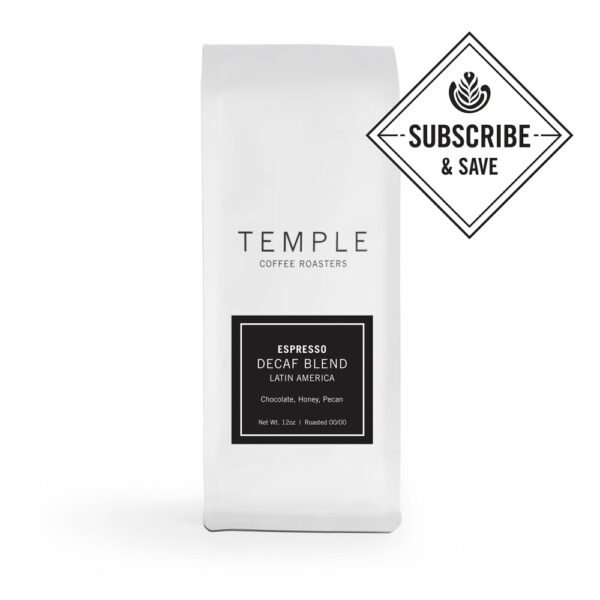 DECAF ESPRESSO BLEND Coffee From  Temple Coffee Roasters On Cafendo