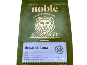 Decaf Ethiopian 'Sidama' {Water Processed} Coffee From Noble Coffee Roasting On Cafendo