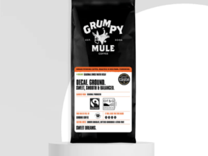 DECAF SWISS WATER PROCESSED GROUND COFFEE Coffee From  Grumpy Mule On Cafendo