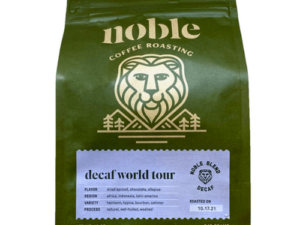 Decaf World Tour {Water Processed Espresso Blend} Coffee From Noble Coffee Roasting On Cafendo