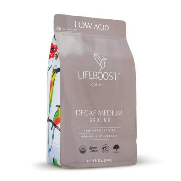 Decaffeinated Ground Coffee Coffee From  Lifeboost Coffee On Cafendo
