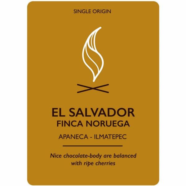 EL SALVADOR - FINCA NORUEGA Coffee From  Bonfire Coffee On Cafendo