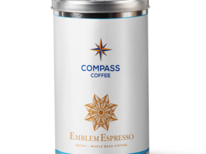 Emblem Espresso Decaf Tin Coffee From  Compass Coffee On Cafendo