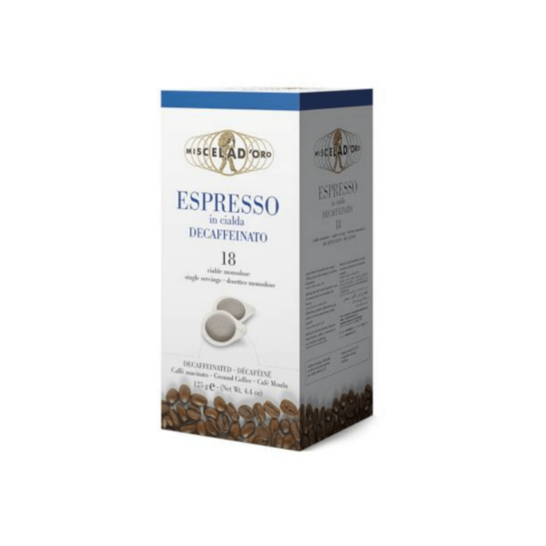 Espresso in Cialda Decaf ESE Pods Coffee On Cafendo