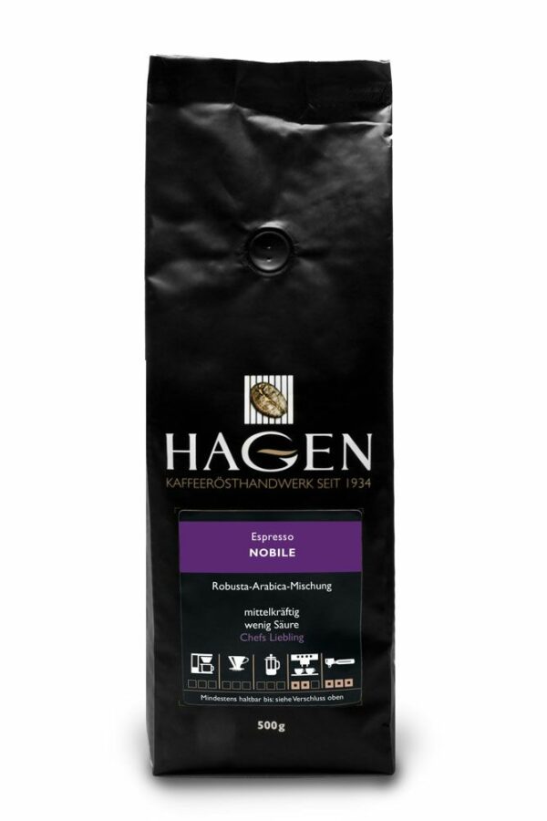 Espresso NOBILE Coffee From  Hagen Kaffee On Cafendo