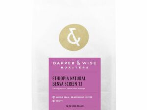 Ethiopia Natural Bensa Screen 13 Coffee From  Dapper & Wise Coffee Roasters On Cafendo