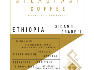 ETHIOPIA - SIDAMO GRADE 1 (8OZ BAG) Coffee From  Steadfast Coffee On Cafendo