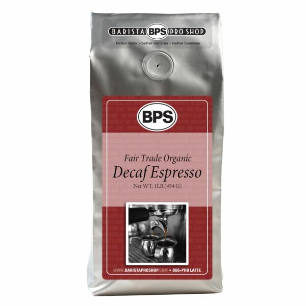 Fair Trade Organic Decaf Espresso Blend Coffee From  Barista Pro Shop On Cafendo