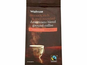 Fairtrade Americano Ground Coffee Waitrose 227g - Pack of 2 Coffee From  Waitrose & Partners On Cafendo