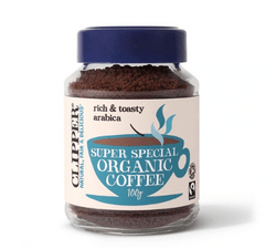 fairtrade organic instant freeze dried medium coffee Coffee From  Clipper Teas On Cafendo