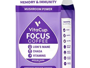 Focus Ground Mushroom Coffee Coffee From  VitaCup On Cafendo