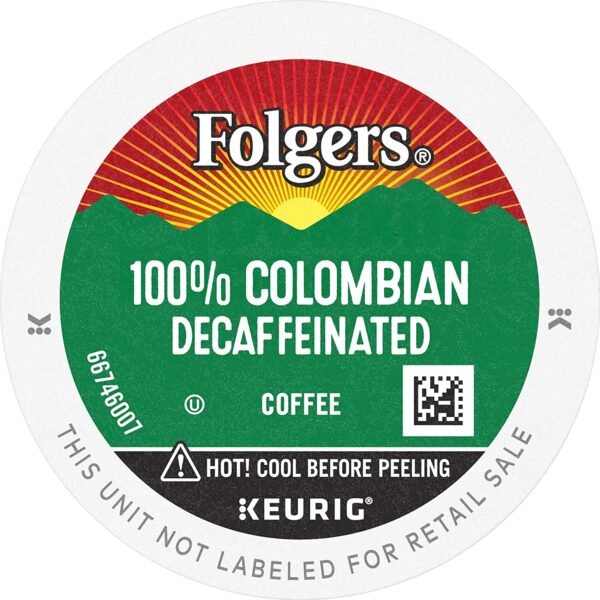Folgers 100% Colombian Decaf Medium Roast Coffee